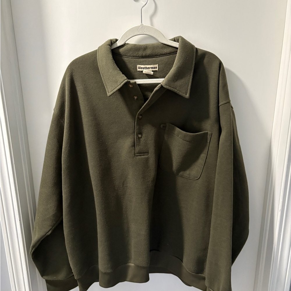 Weatherman Dark Olive Men's Sweater